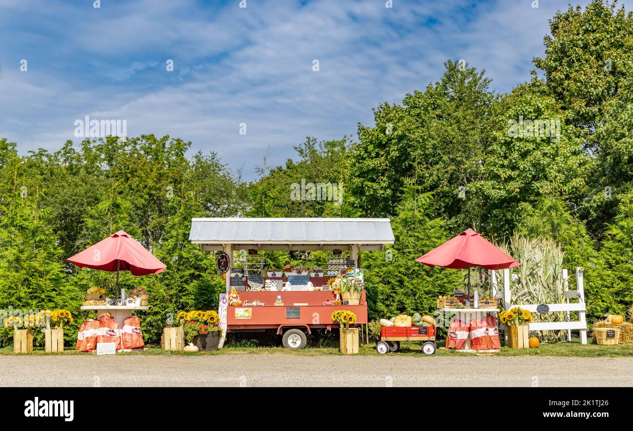 Touch of joy farmstand hires stock photography and images Alamy