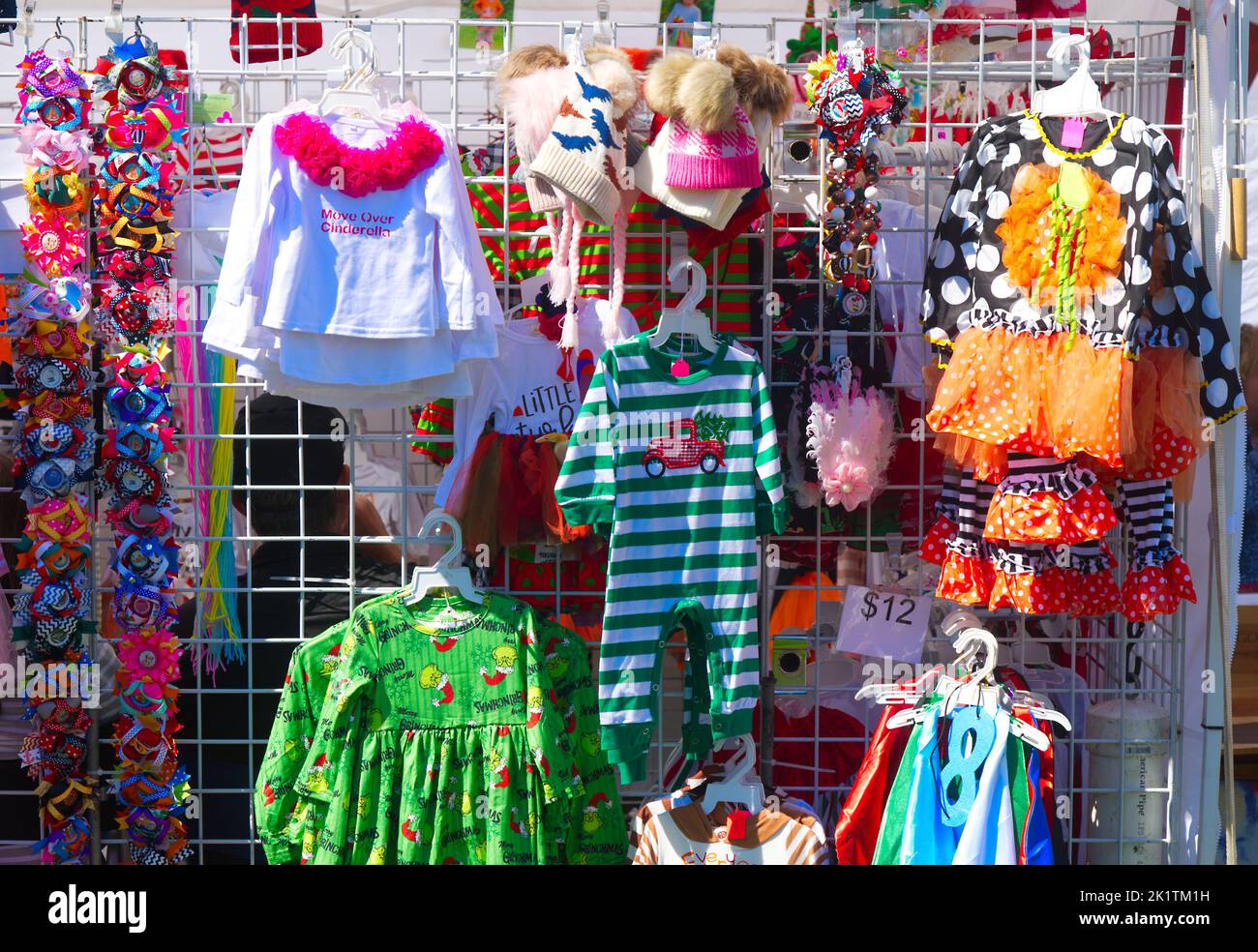 Items on display at the annual Cranberry Festival in Harwich, Massachusetts on Cape Cod, USA Stock Photo