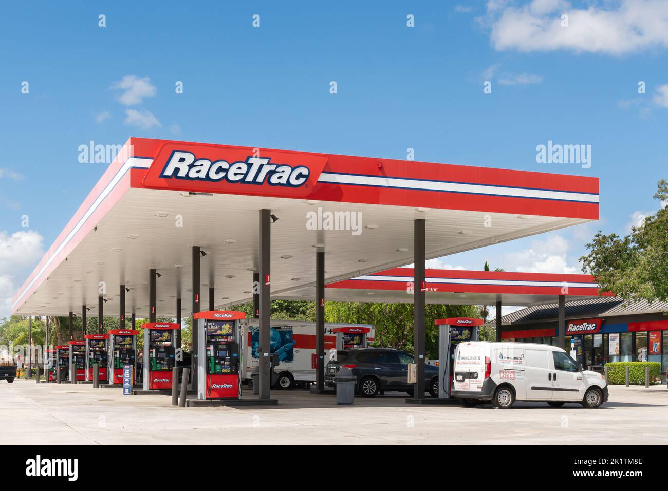 T-shirt RaceTrac - Bleu - Taille S à 5XL - Neuf Avec étiquettes