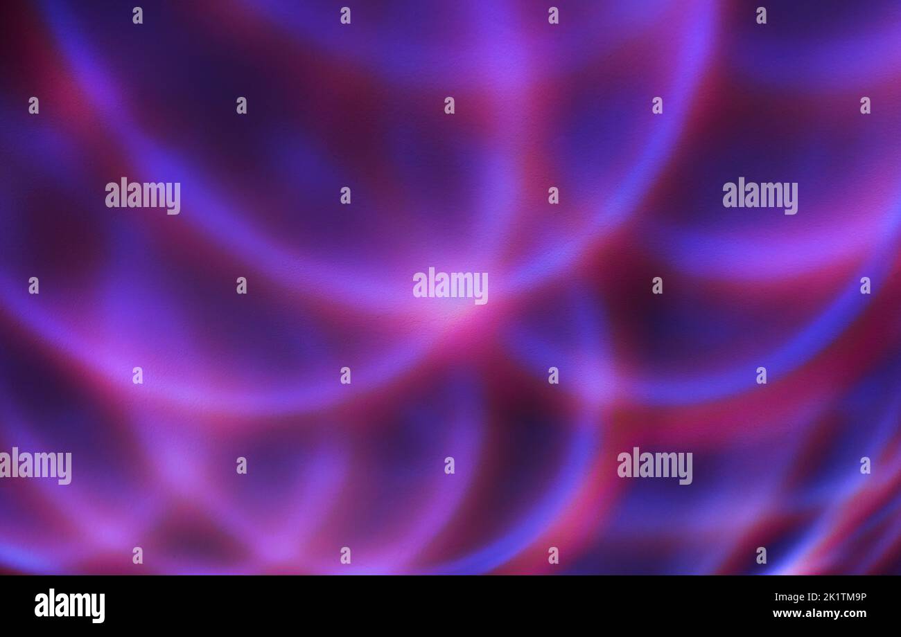 abstract purple wavy ligt pattern or background Stock Photo
