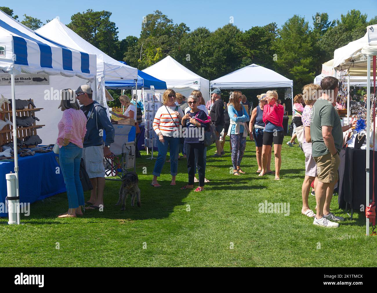 The annual Cranberry Festival in Harwich, Massachusetts on Cape Cod, USA Stock Photo