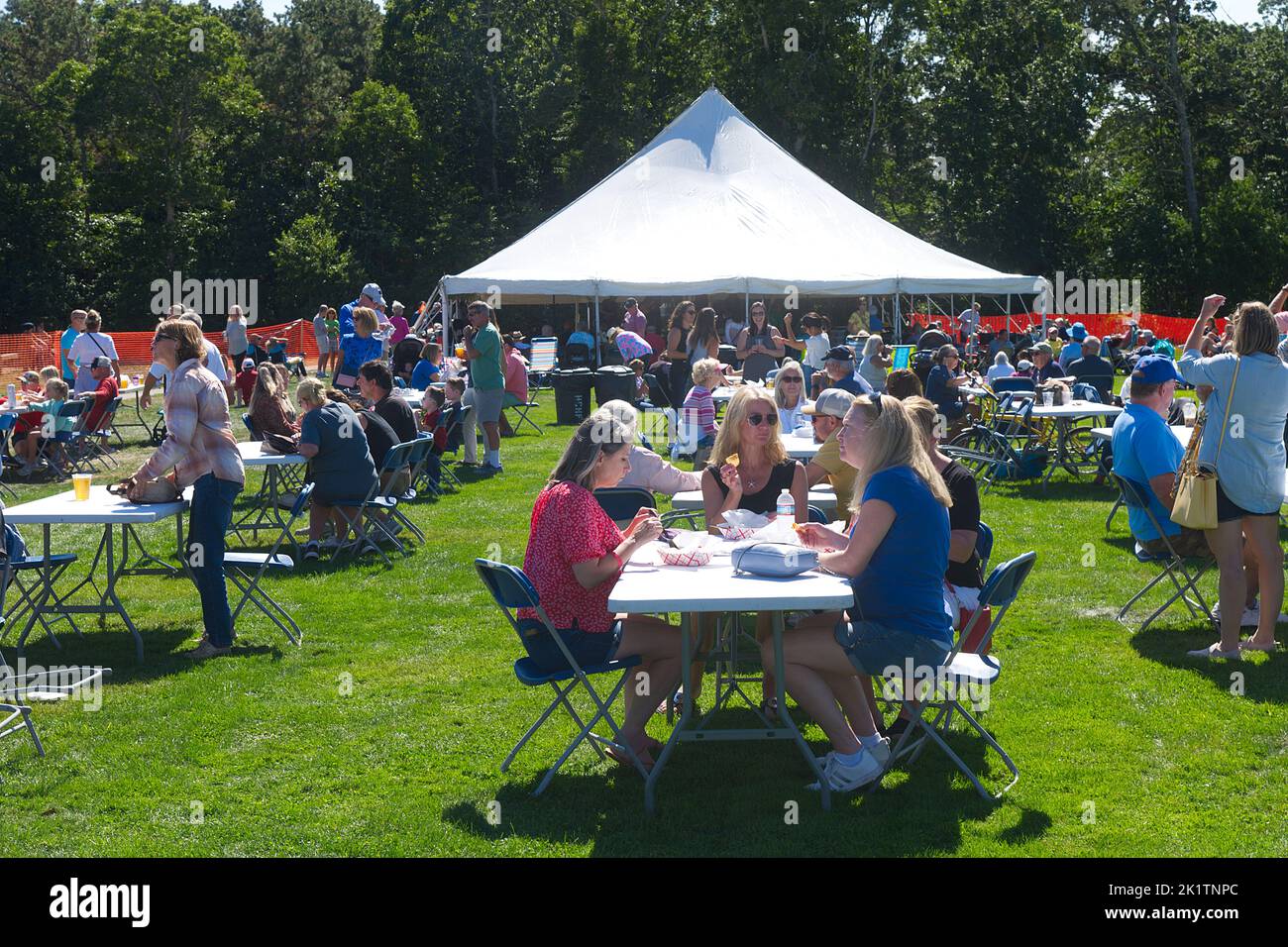 The annual Cranberry Festival in Harwich, Massachusetts on Cape Cod, USA Stock Photo