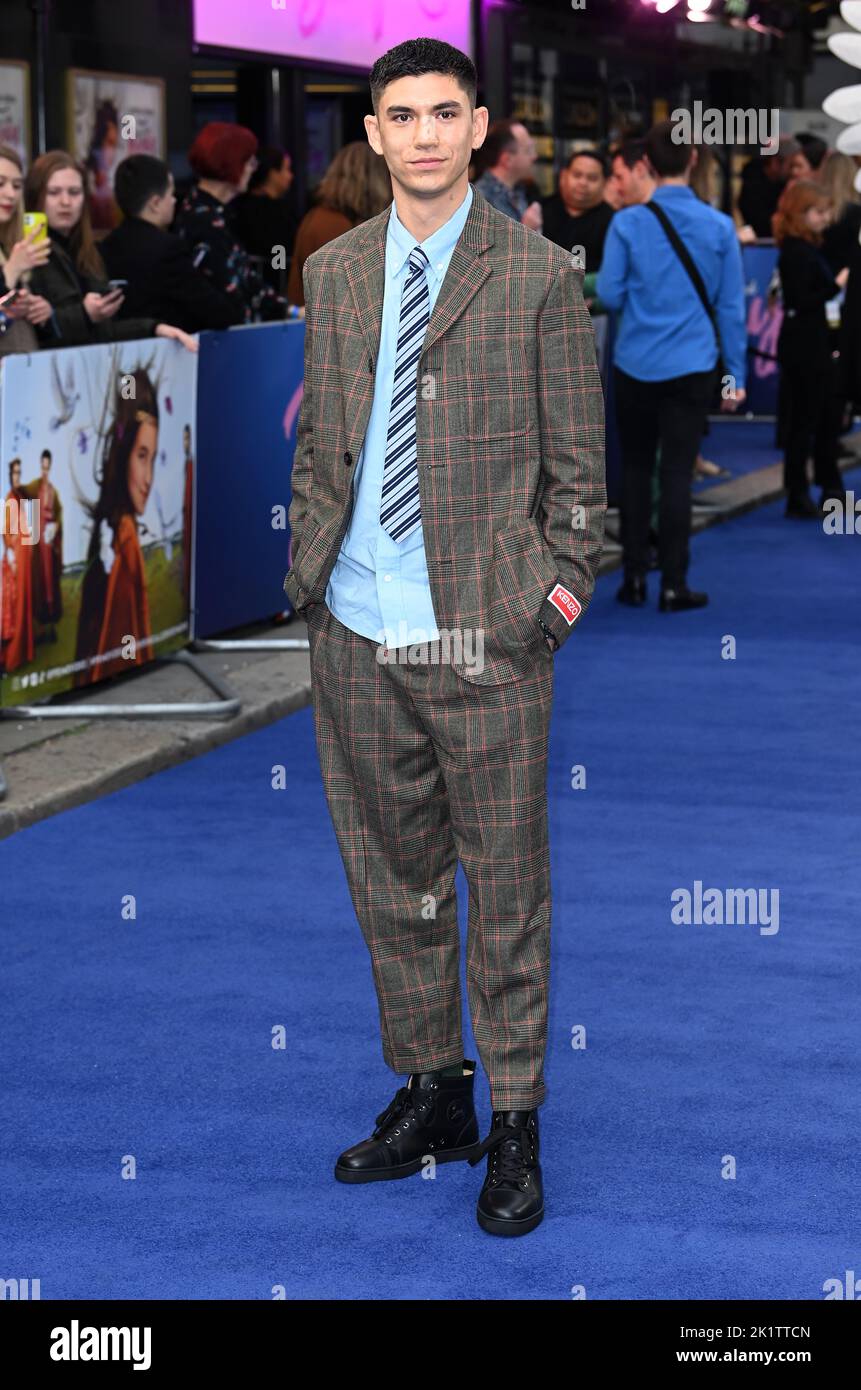 September 20th, 2022. London, UK. Archie Renaux arriving at the Catherine Called Birdy UK Premiere, Curzon Mayfair, London. Credit: Doug Peters/EMPICS/Alamy Live News Stock Photo