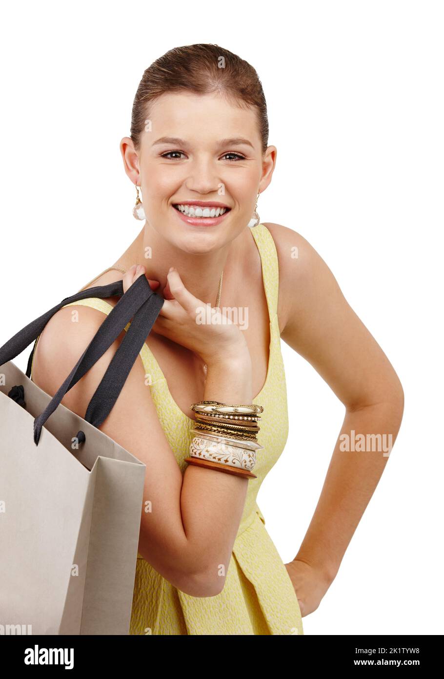 Woman posing with bag over shoulder hi res stock photography and images Alamy