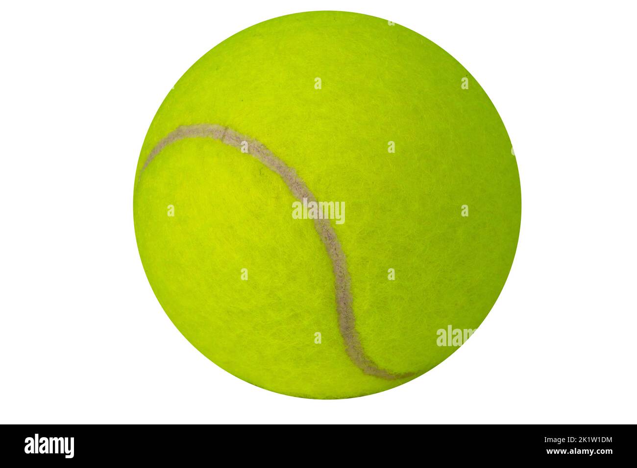Close-up of a isolated tennis ball Stock Photo