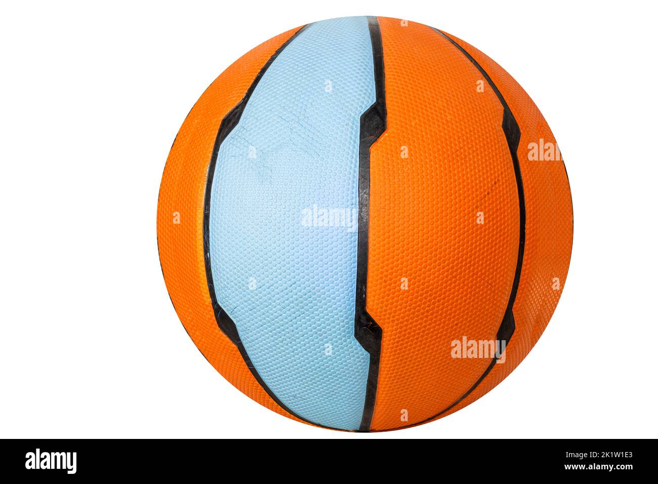 Close-up of a isolated basketball Stock Photo