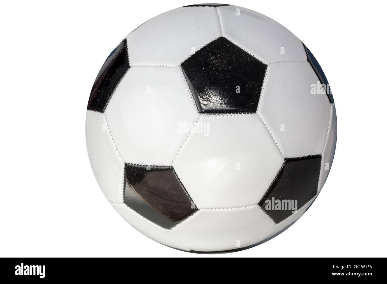 Close-up of a isolated football Stock Photo