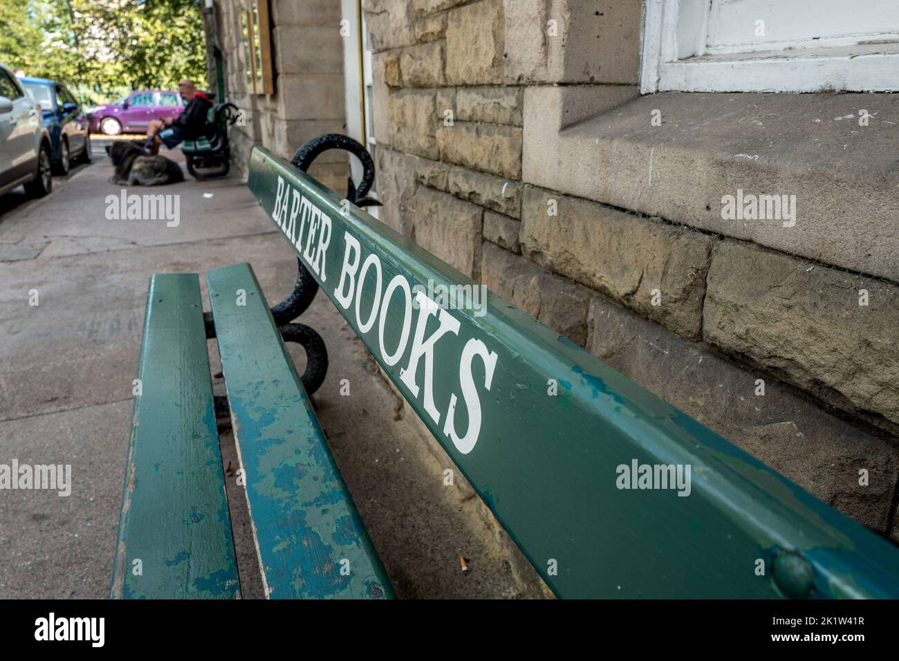 The secondhand book store Barter Books, Alnwick, Northumberland. Stock Photo