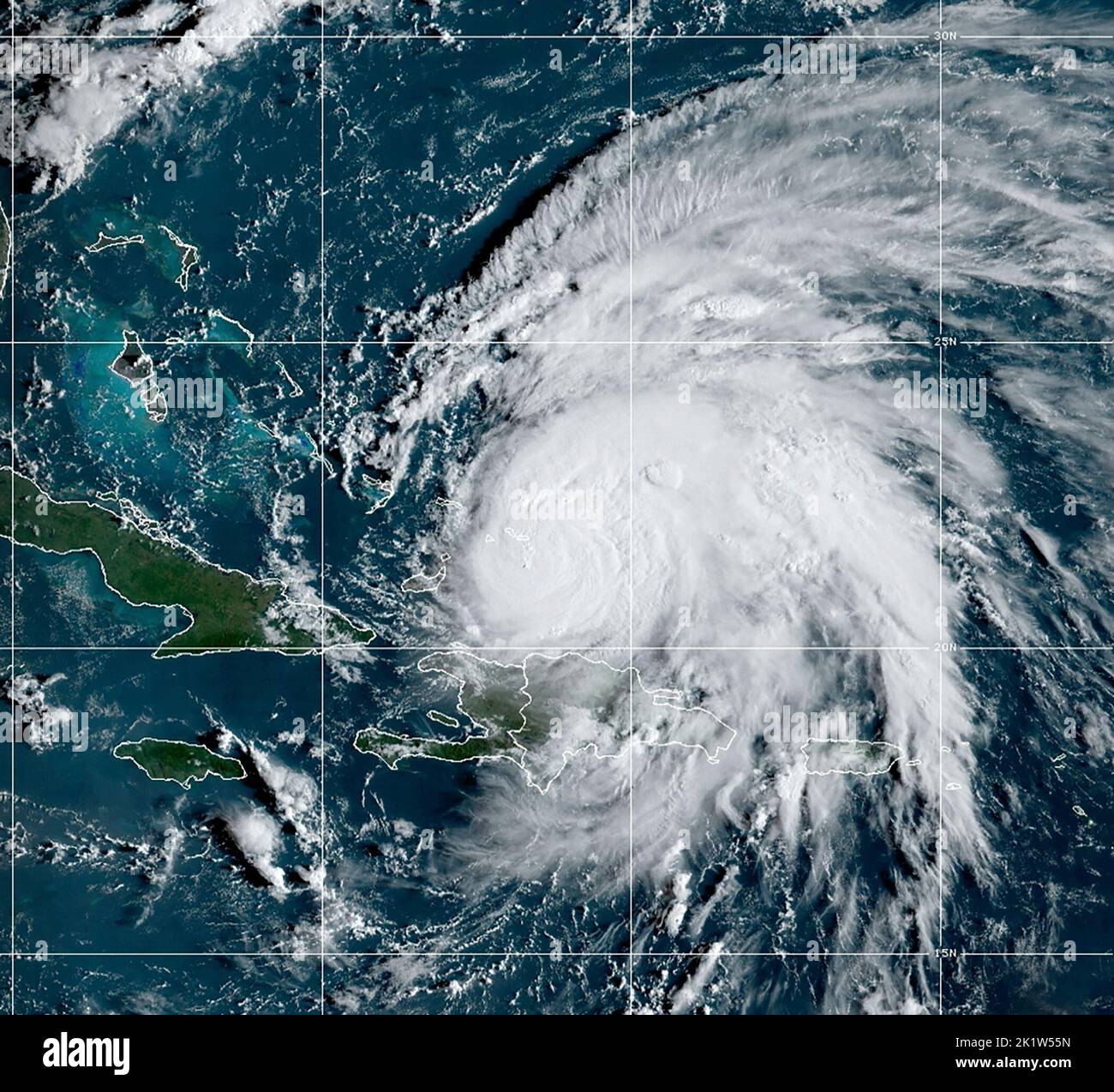 September 20, 2022, Dominican Republic In a satellite image Hurricane(00)