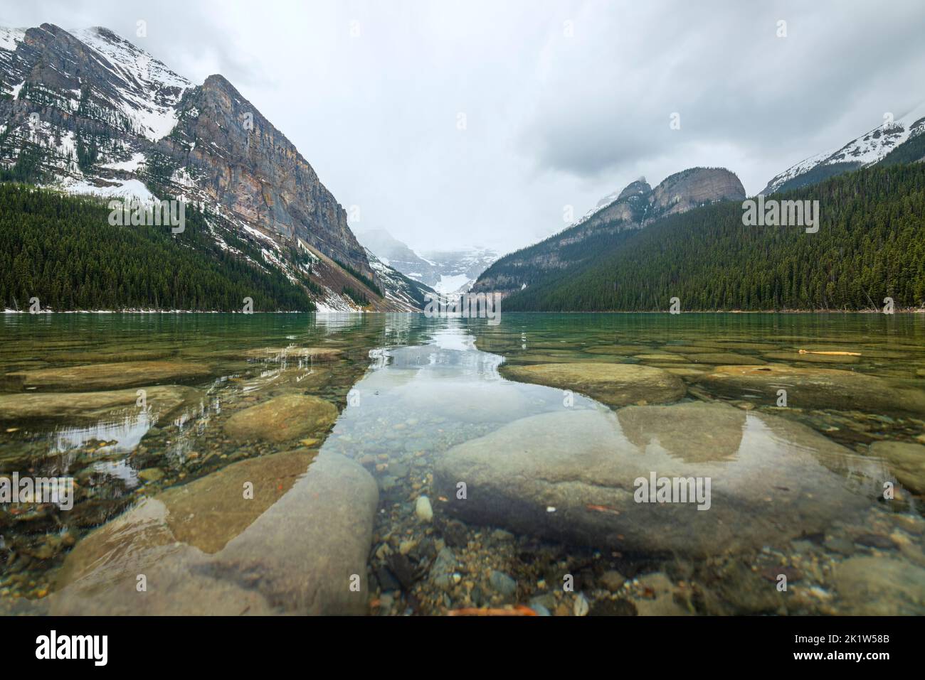 Lake Louise; Banff National Park; Alberta; Canada Stock Photo