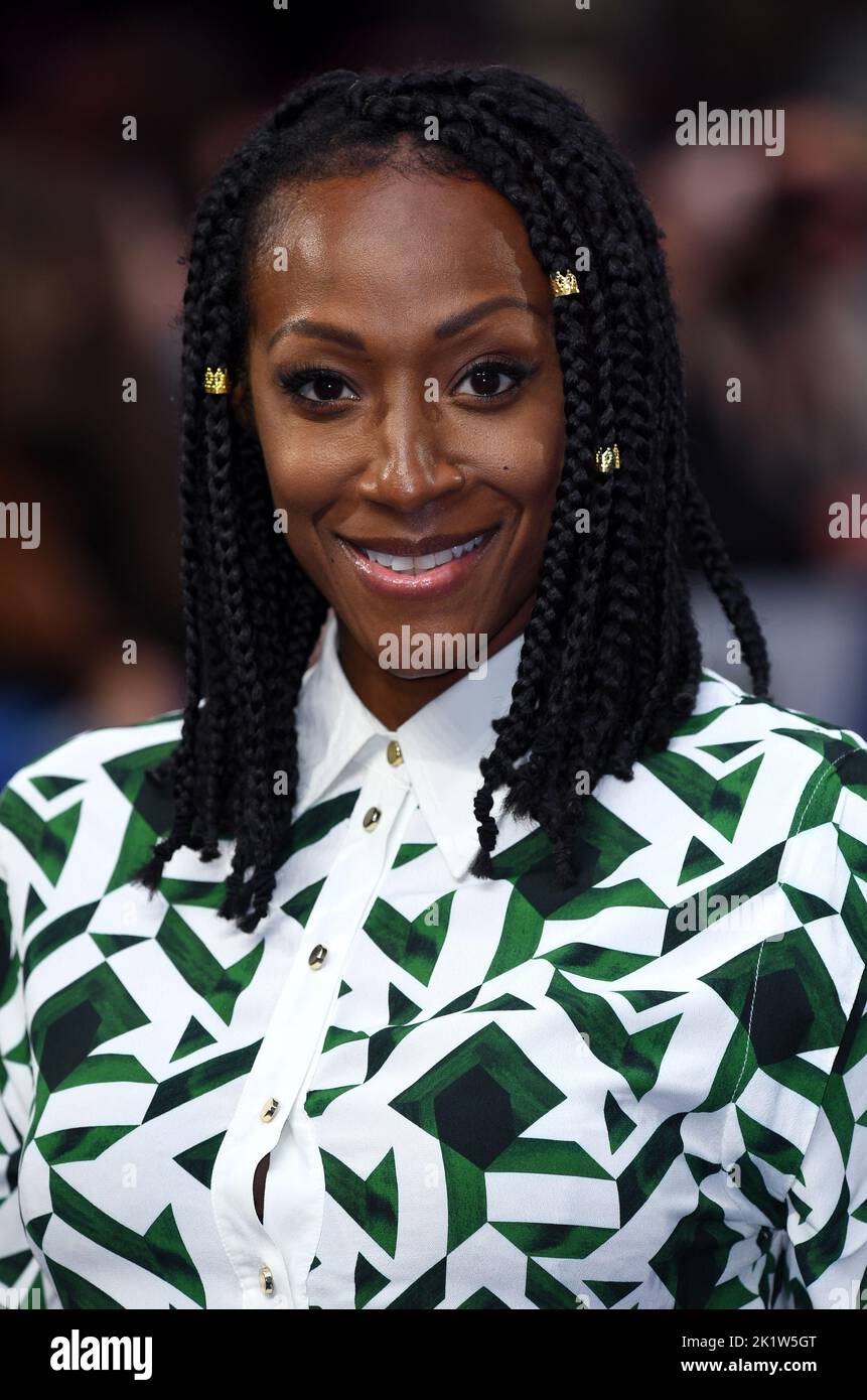 September 20th, London, UK. Victoria Ekanoye arriving at the Catherine Called Birdy UK Premiere, Curzon Mayfair, London. Credit: Doug Peters/EMPICS/Alamy Live News Stock Photo