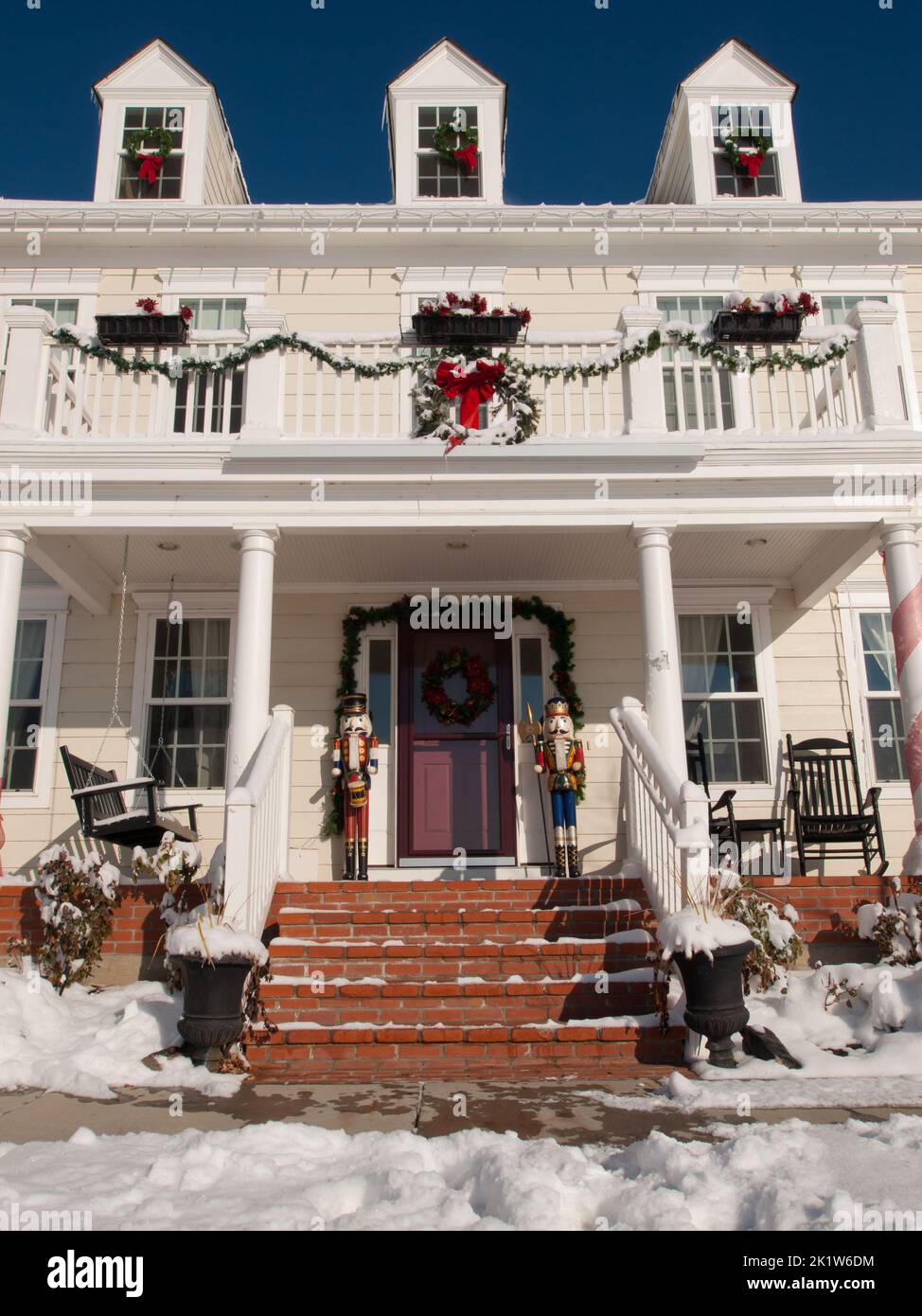 Christmas House Stock Photo