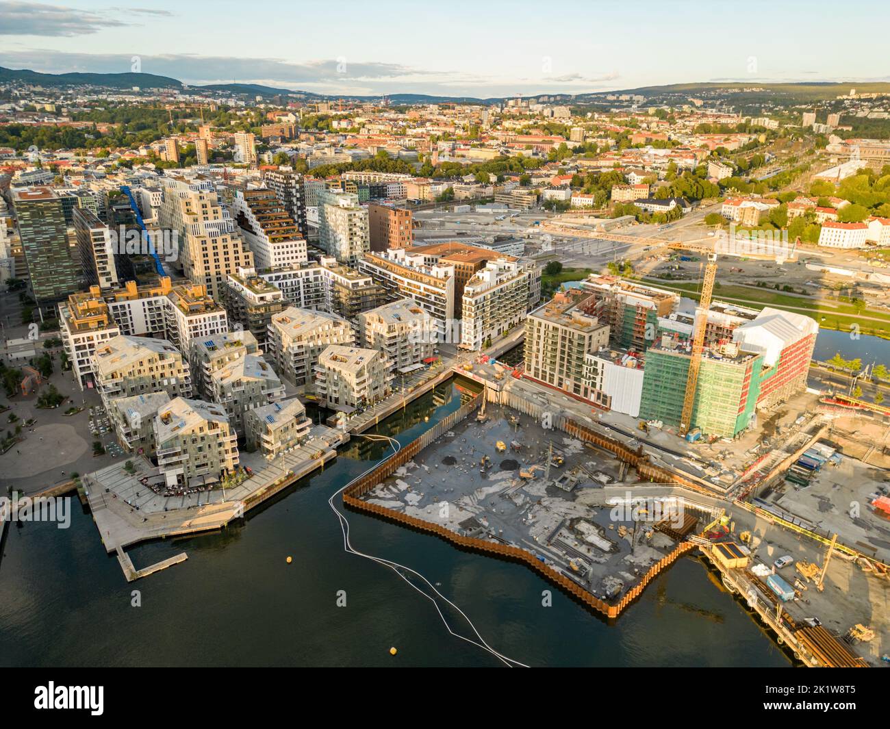 Real estate development in Oslo Norway Stock Photo Alamy