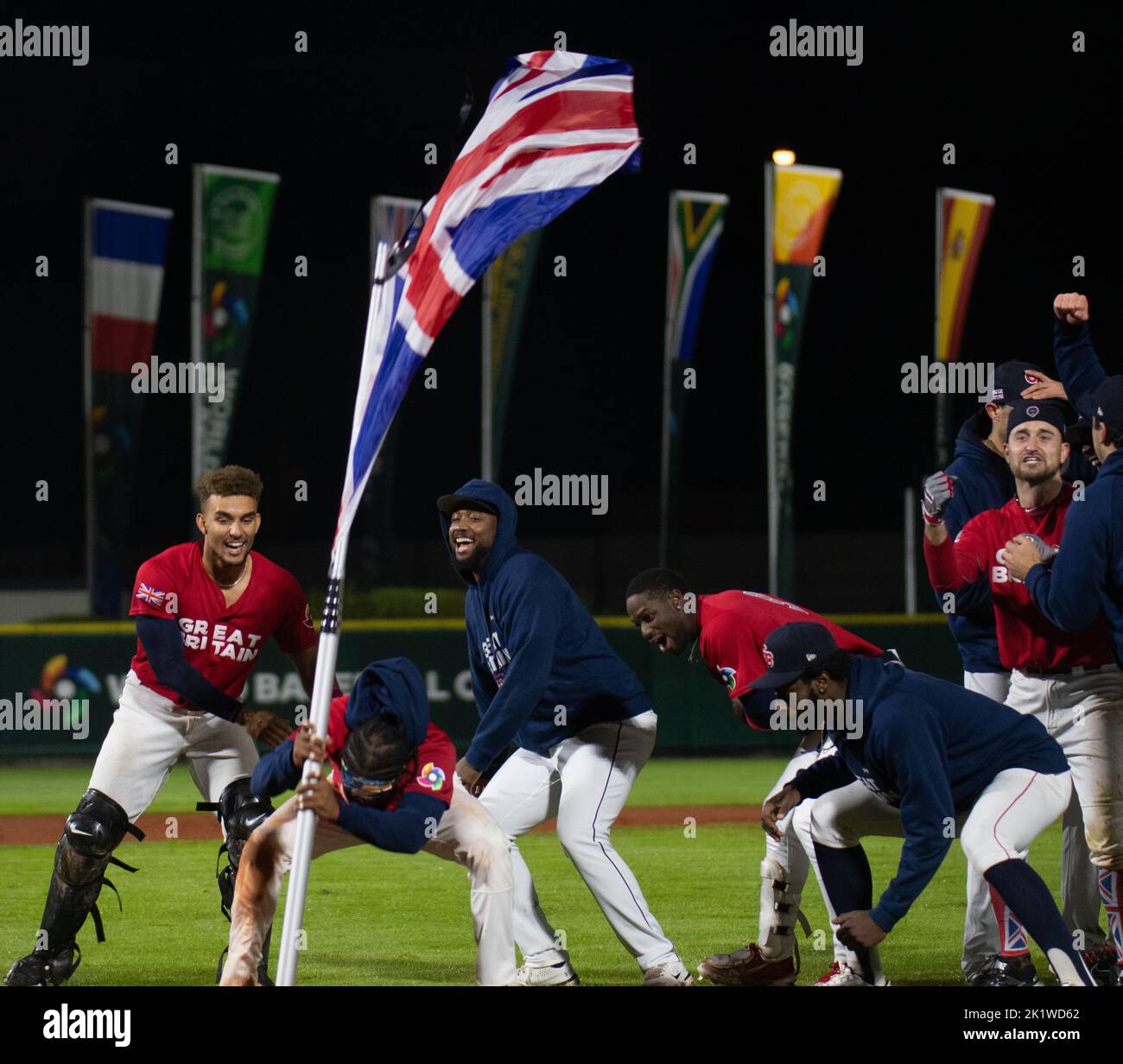 Regensburg, Bavaria, Germany. 20th Sep, 2022. Great Britain outfielder