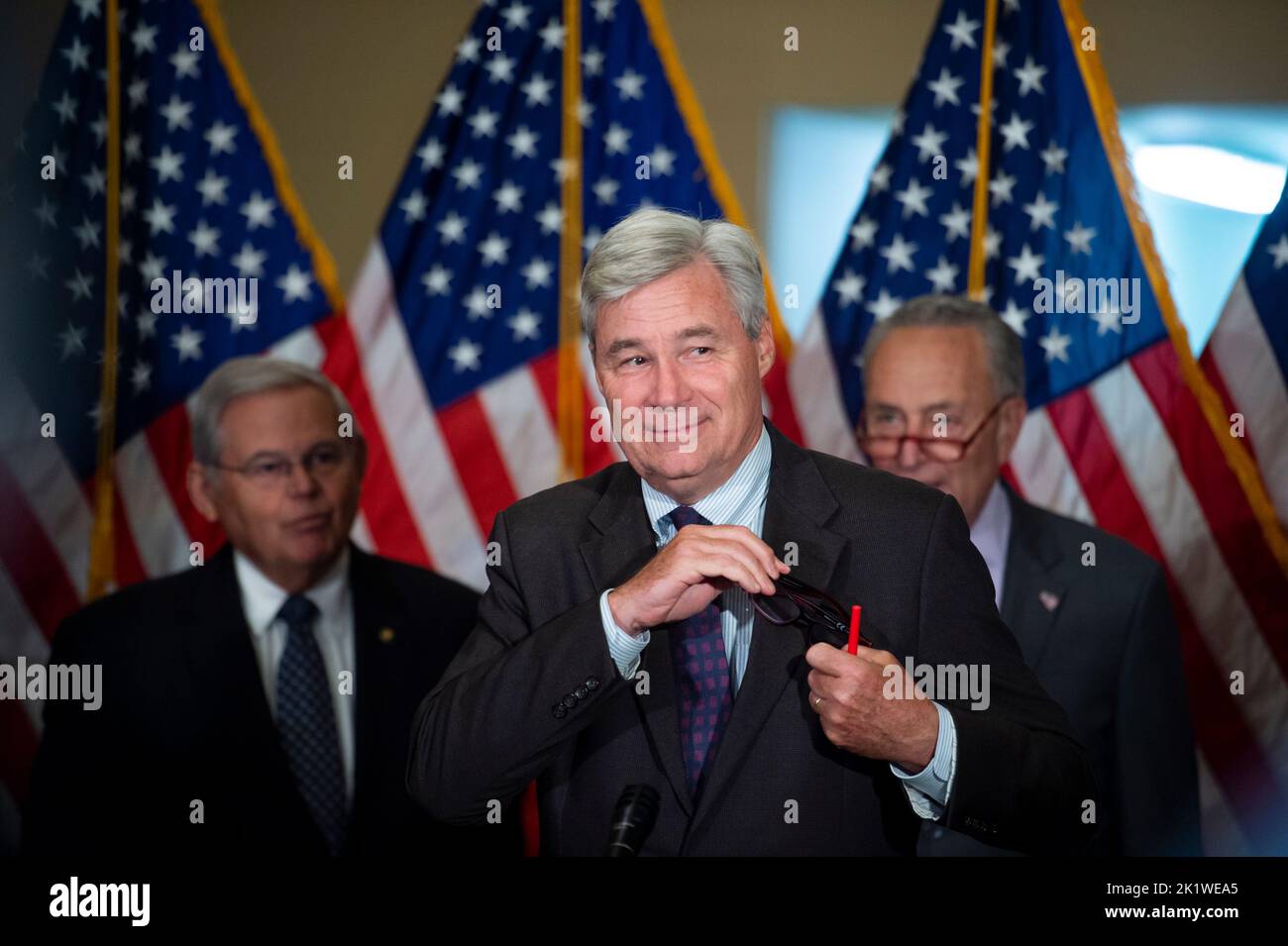 United states senator sheldon whitehouse democrat of rhode island hi