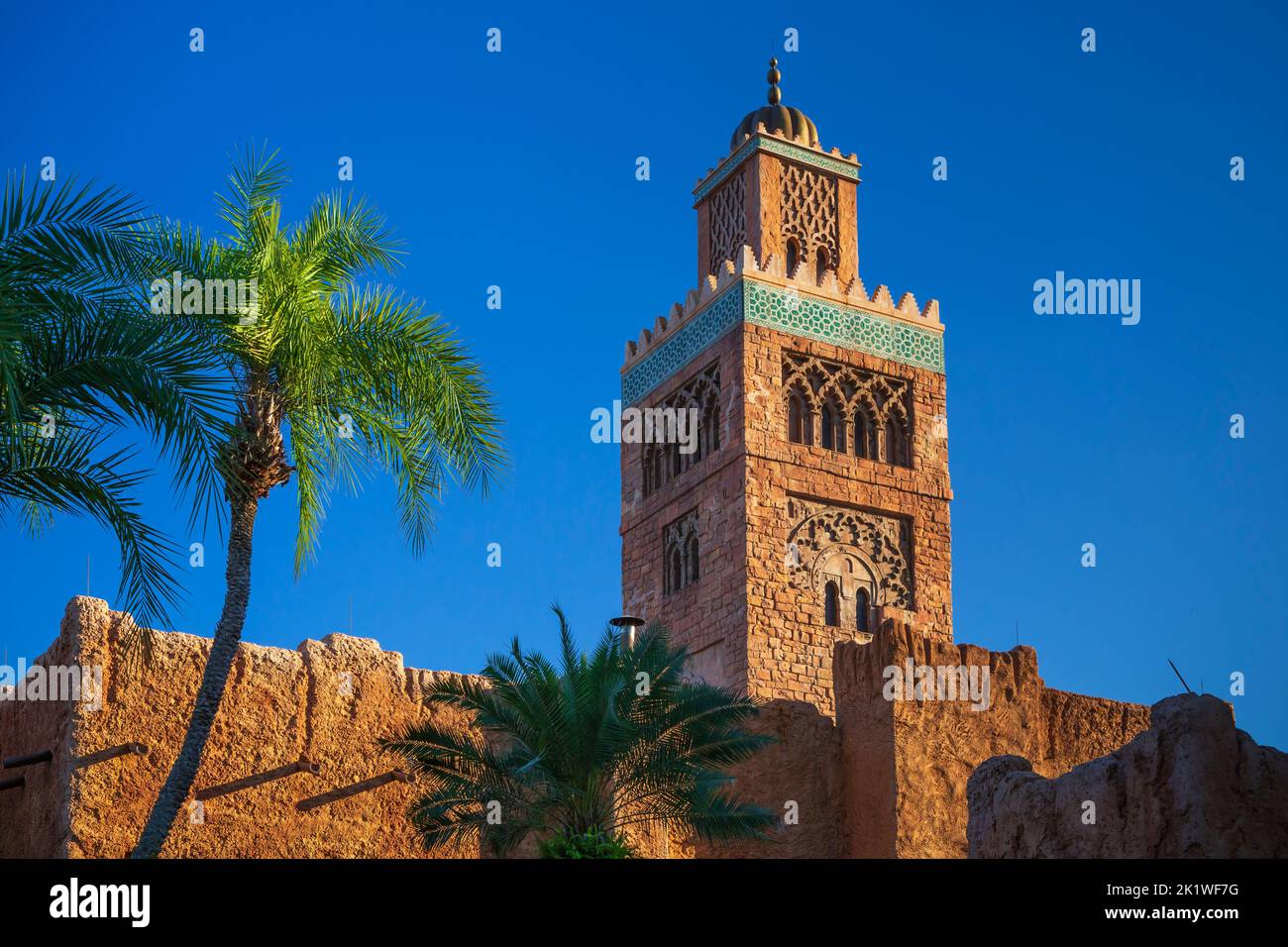 Morocco at Epcot Center, Orlando, Florida, USA. Stock Photo