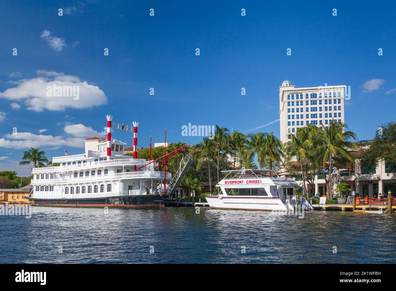 The Liberty Belle excursion riverboat in Fort Lauderdale, Florida, USA