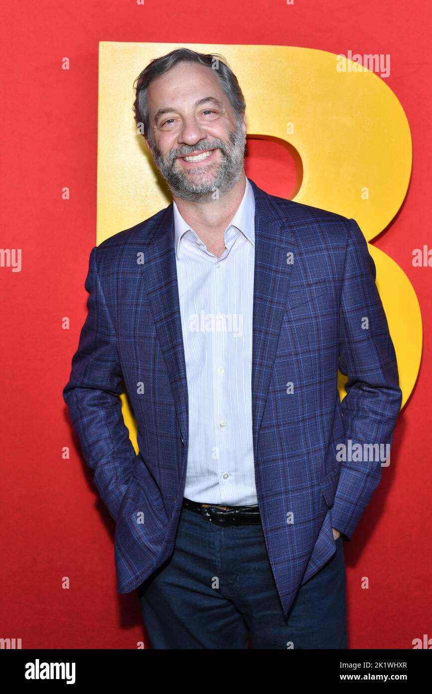 Judd Apatow attends the premiere of Universal Pictures's "Bros" at AMC