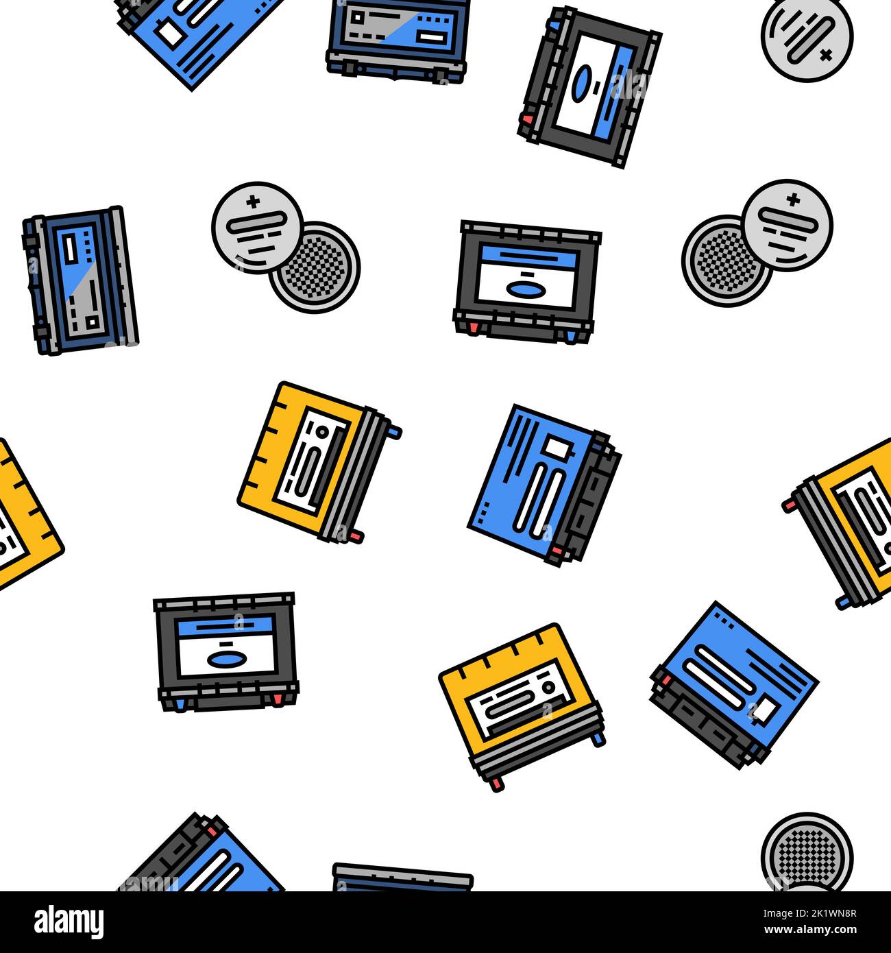 Lithium ion batteries industrial Stock Vector Images - Alamy