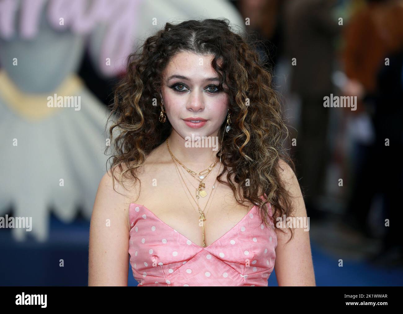 Isis Hainsworth attends the Catherine Called Birdy UK premiere at The Curzon Mayfair on September 20, 2022 in London, England. Stock Photo