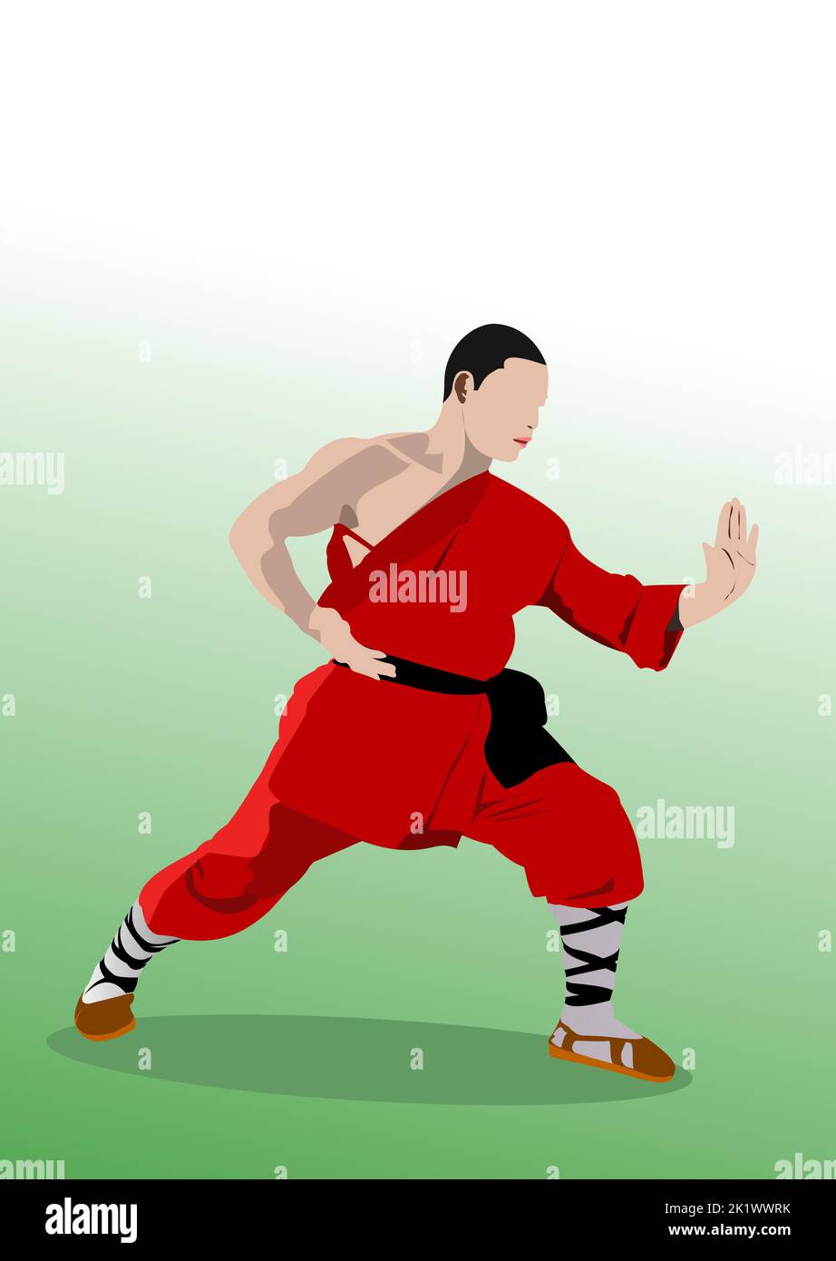 Kung fu tournament Stock Vector Images - Alamy