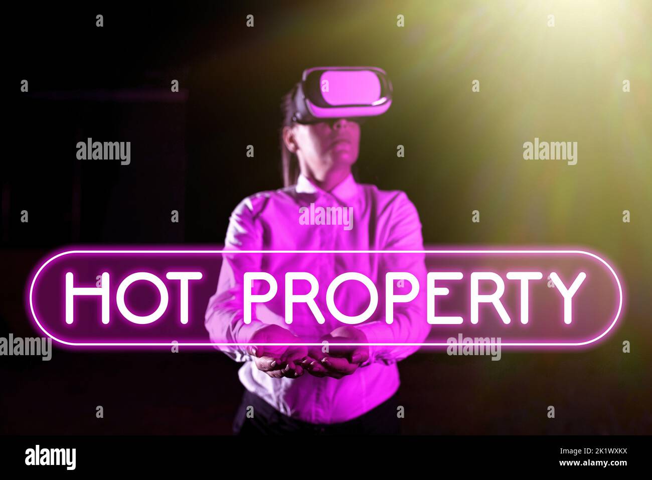 Writing displaying text Hot Property. Word for Something which is