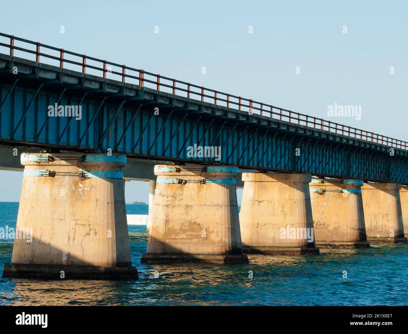 Seven mile bridge stock photo alamy