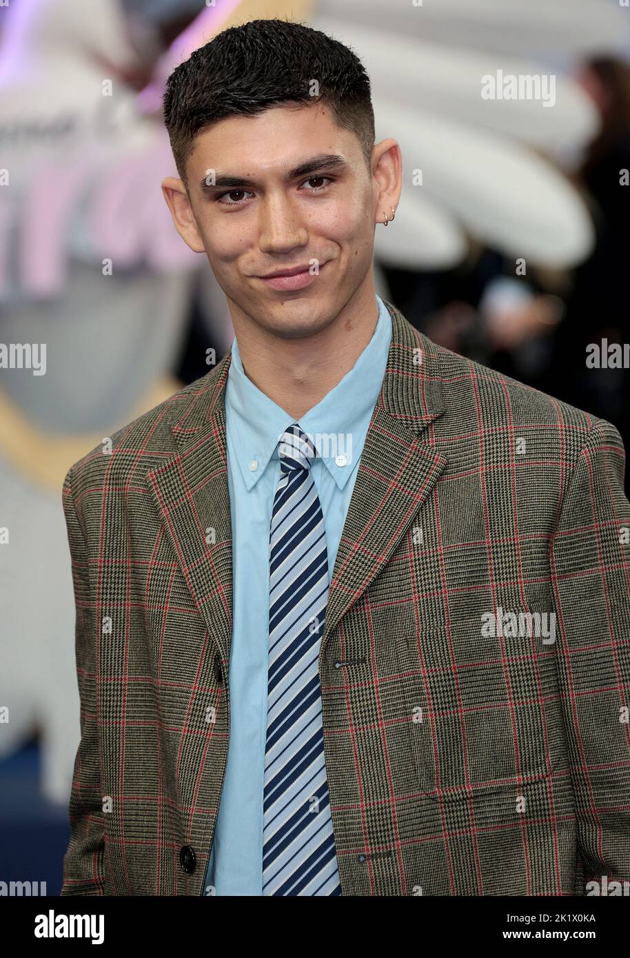 Sep 20, 2022 - London, England, UK - Archie Renaux attending Catherine, Called Birdy UK film premiere, Curzon Mayfair Stock Photo