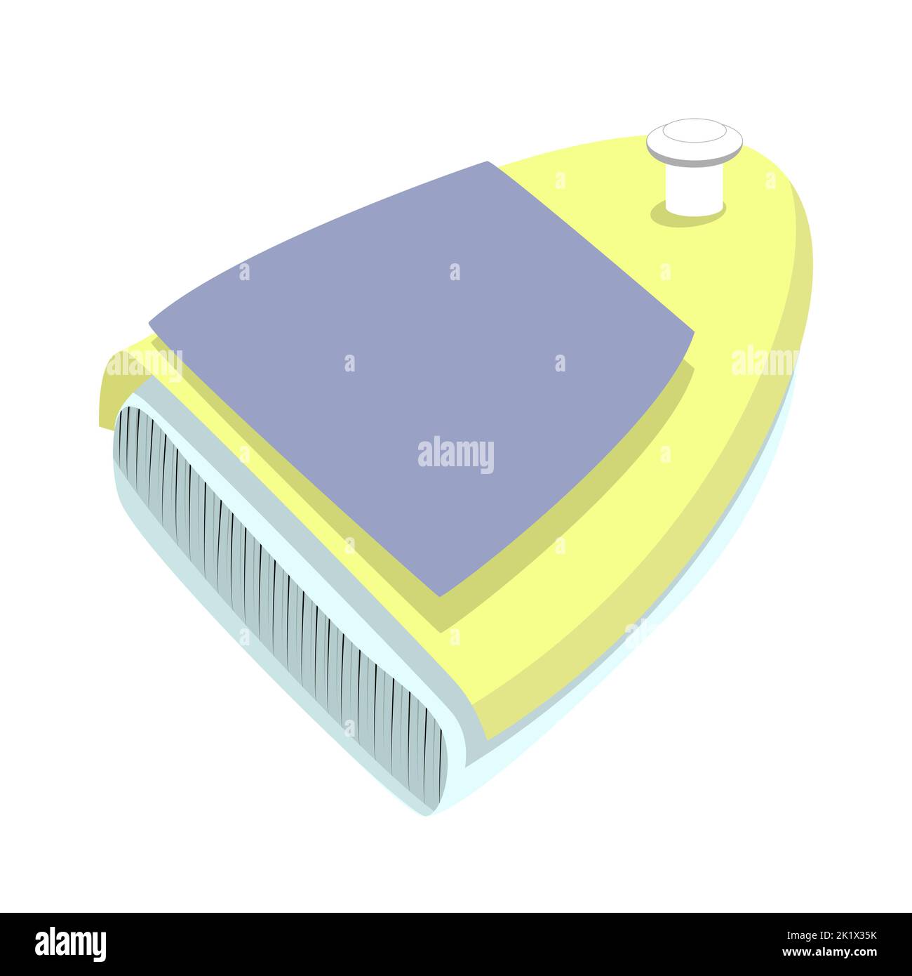 Cross section of inflatable sup board demonstrating its inner structure. Drop stitch weave technology illustration. Stock Vector