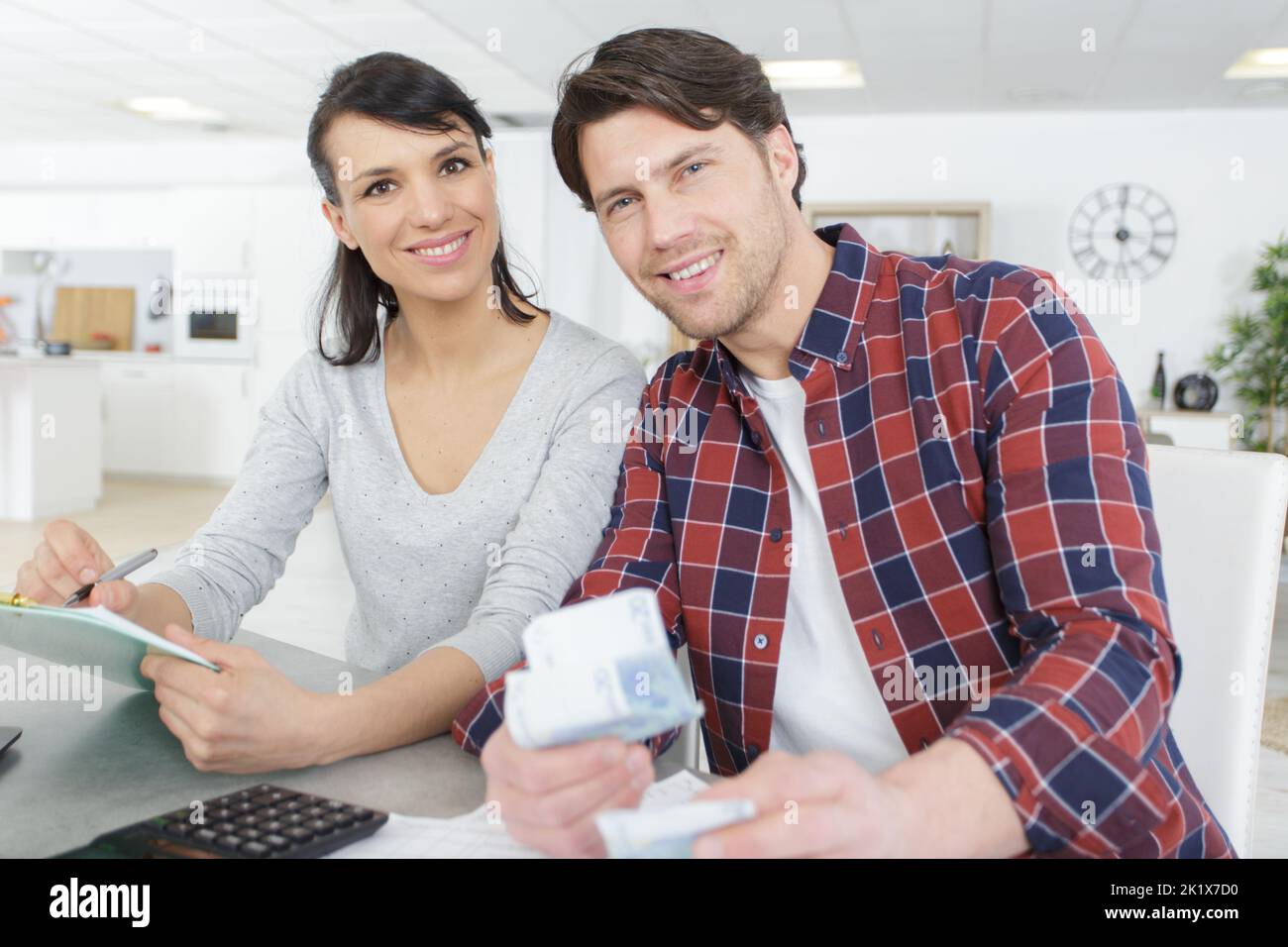 family-in-budget-planning-concept-stock-photo-alamy
