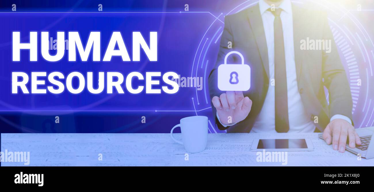 Conceptual caption Human ResourcesThe people who make up the workforce ...