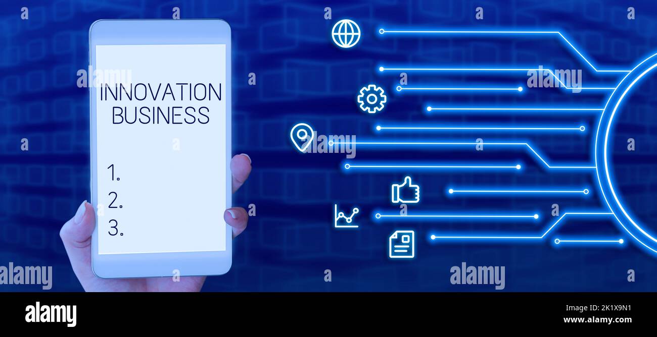 Conceptual display Innovation Business. Concept meaning Introduce New ...