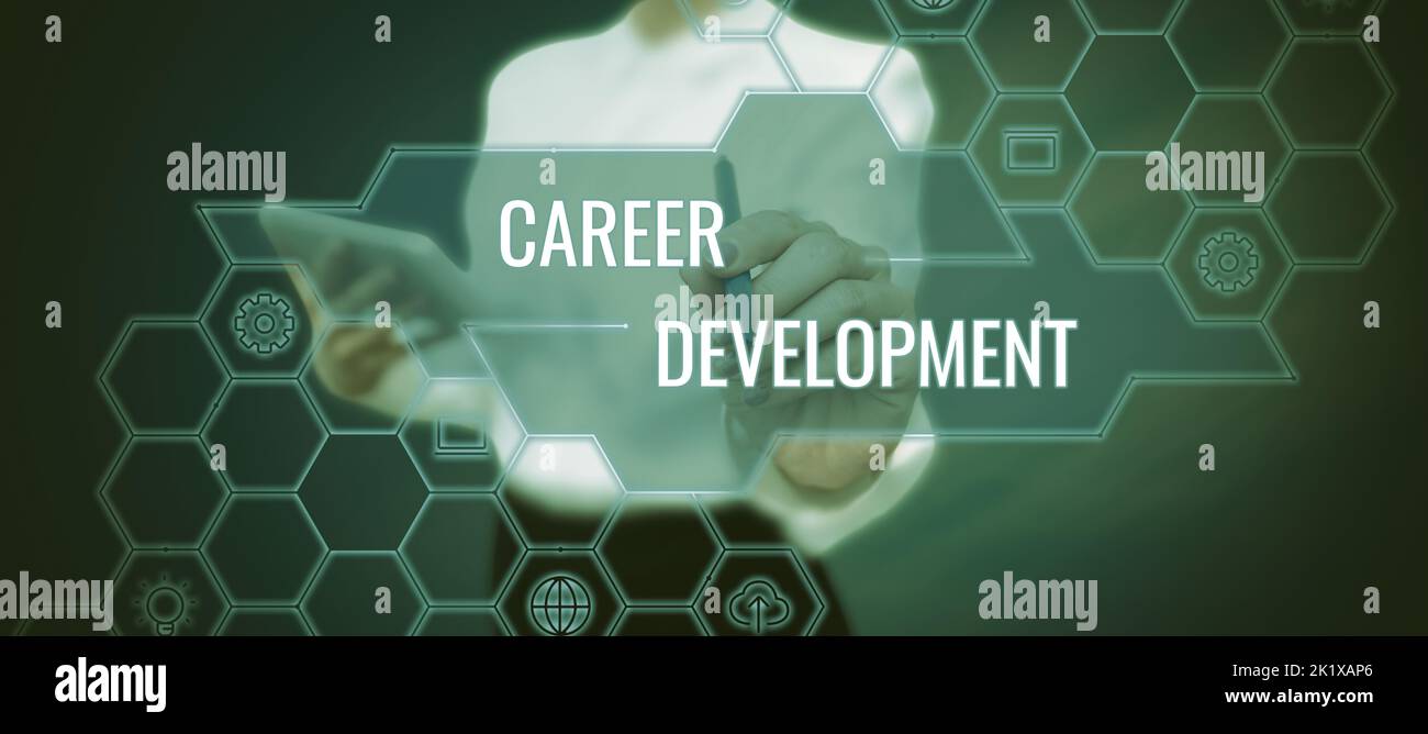 Conceptual Display Career Developmentlifelong Learning Improving Skills
