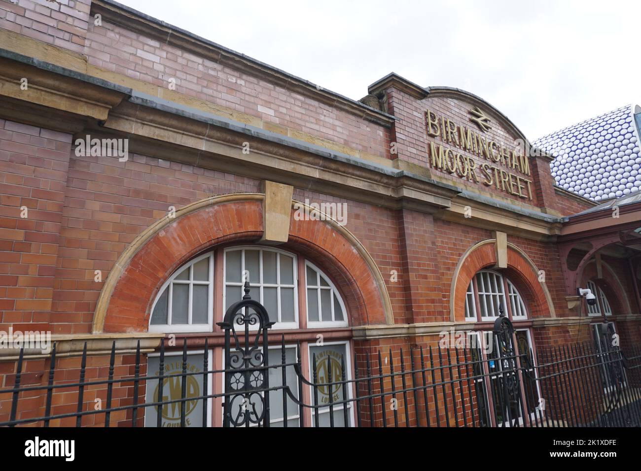 Outside of Moor Street Station with part of Selfridges building Stock Photo Alamy