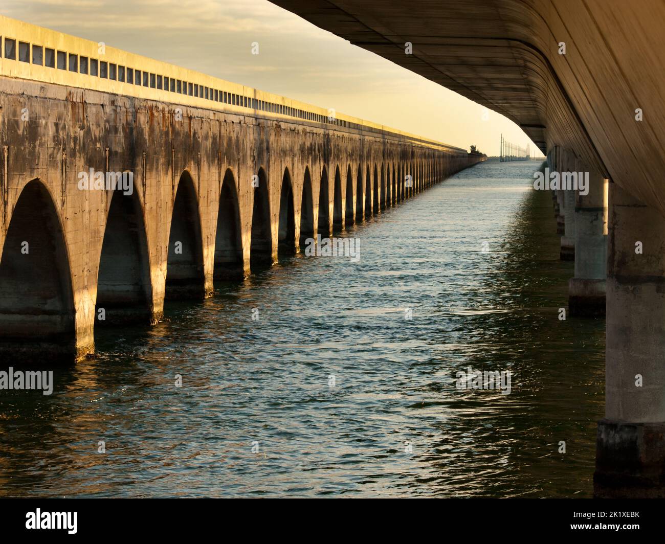 Seven mile bridge stock photo alamy