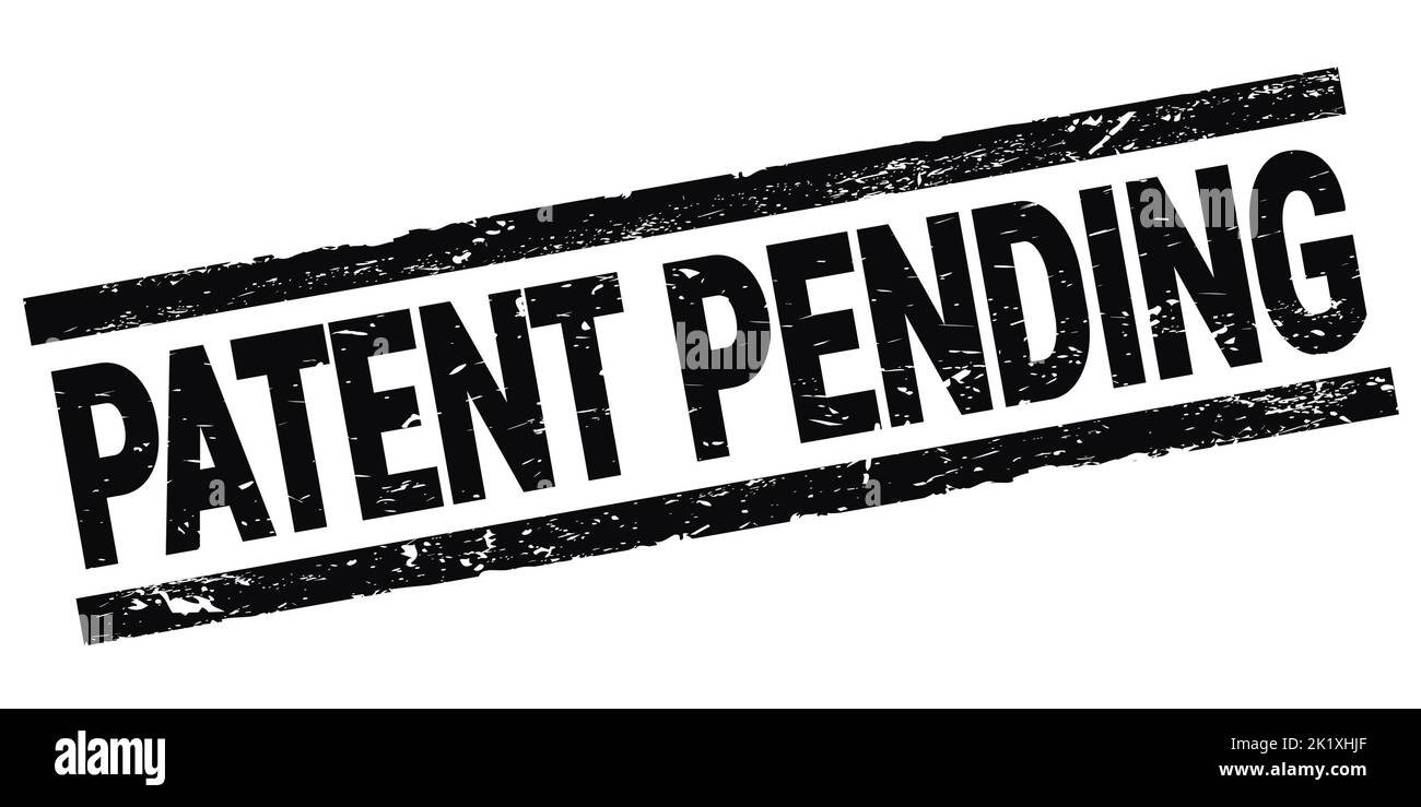 PATENT PENDING text written on black rectangle stamp sign Stock Photo ...