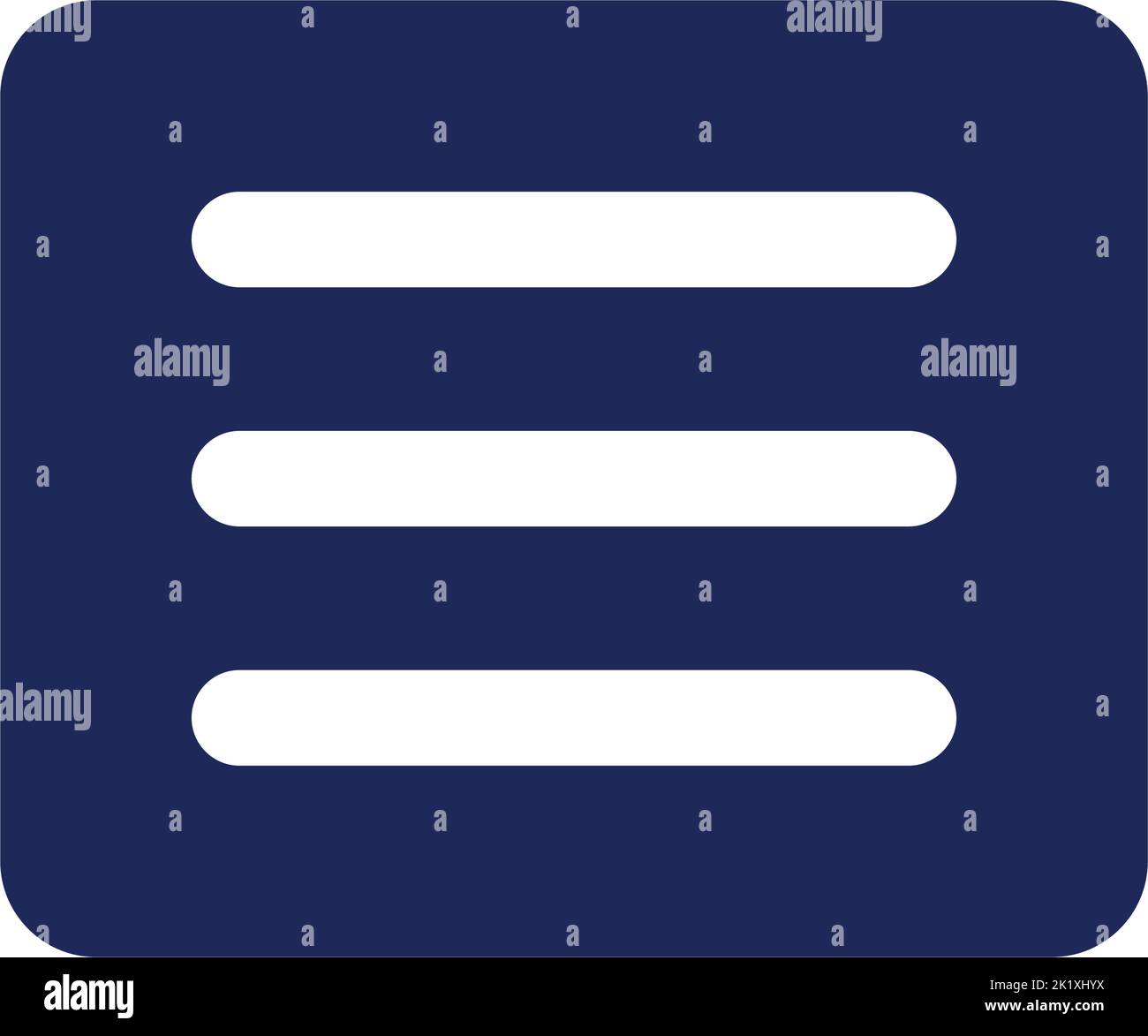 Hamburger Menu Black Glyph Ui Icon Stock Vector Image Art Alamy