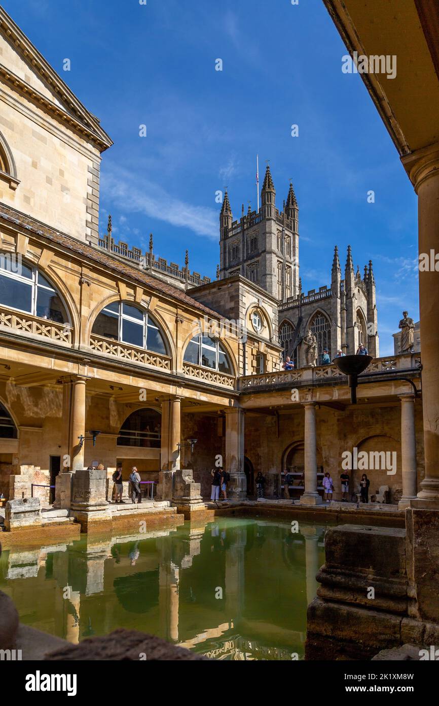 The historic wonder of The Roman Baths in Bath, Somerset, England Stock Photo Alamy