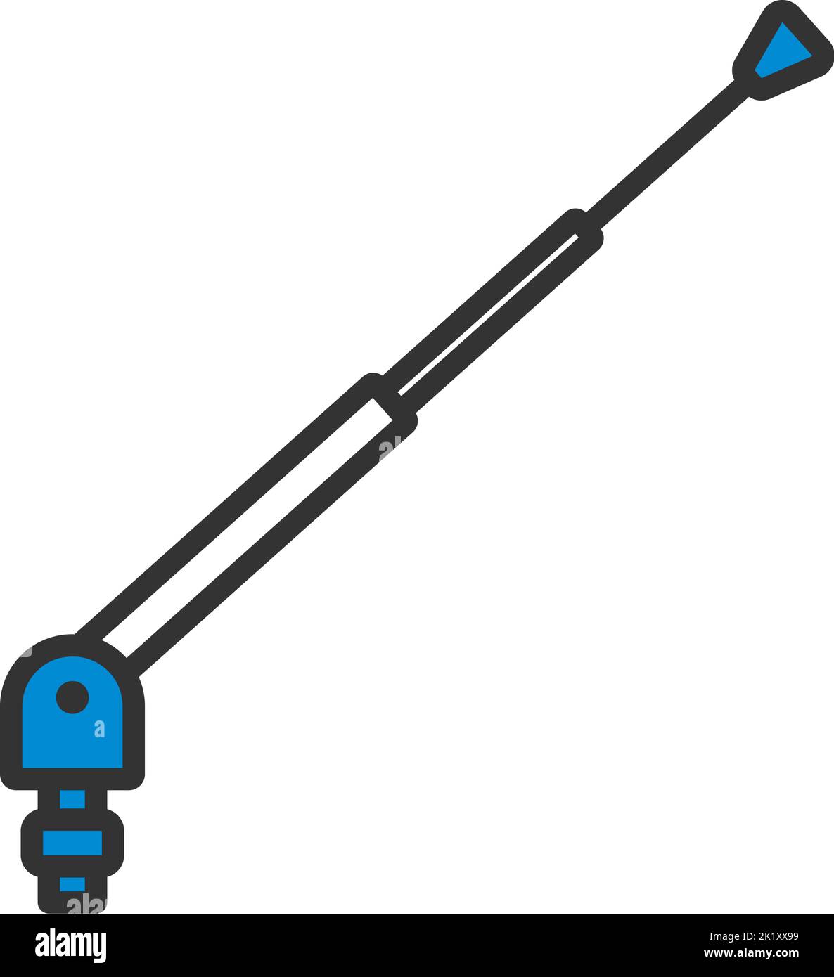 Radio Antenna Component Icon. Editable Bold Outline With Color Fill ...