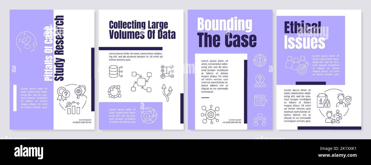 Disadvantages of case study research purple brochure template Stock Vector Image & Art Alamy