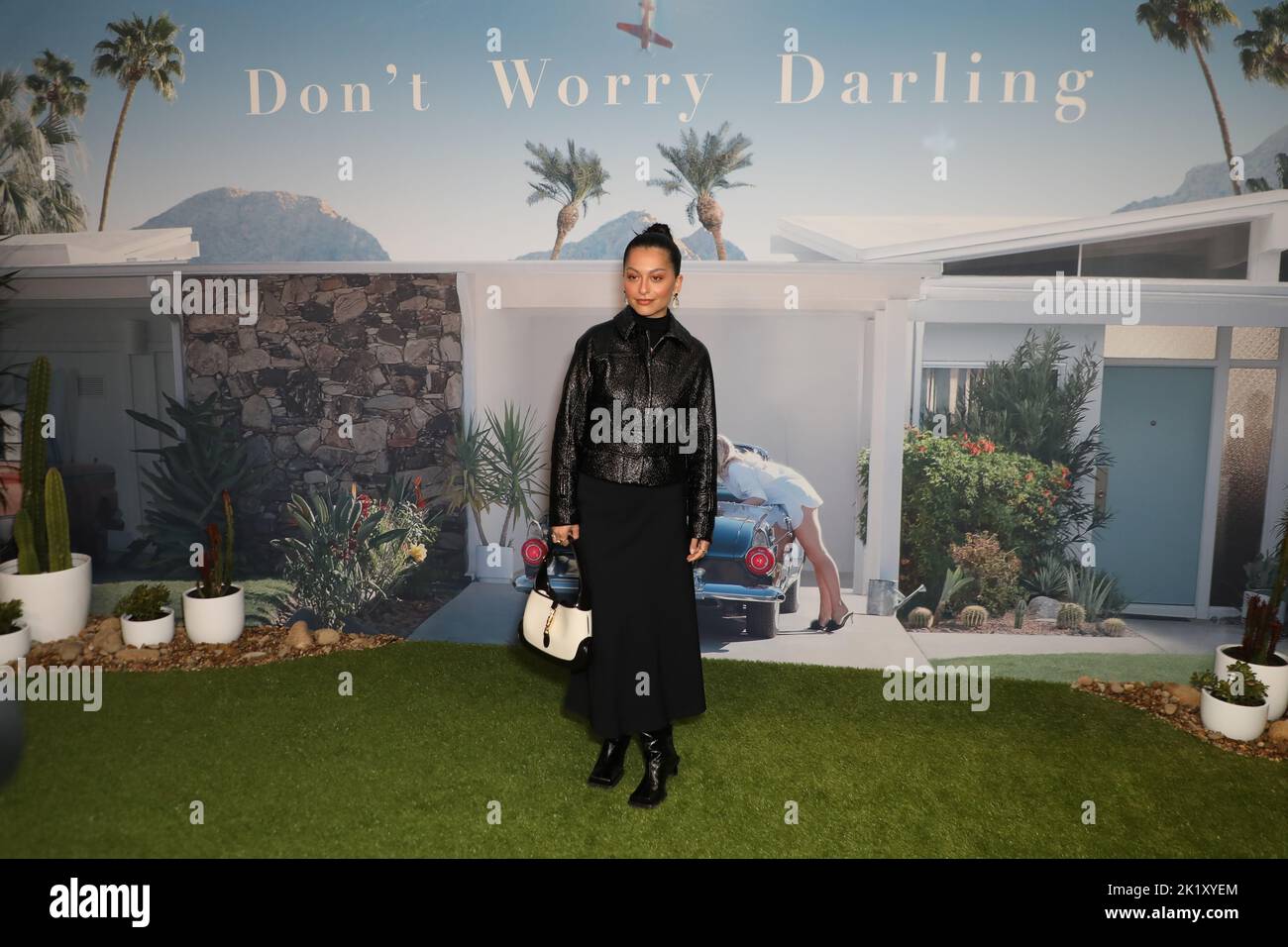 Sydney, Australia. 21st September 2022. Tbc arrives on the red carpet for the Sydney Premiere of Don’t Worry Darling at Event Cinemas, George Street. Credit: Richard Milnes/Alamy Live News Stock Photo