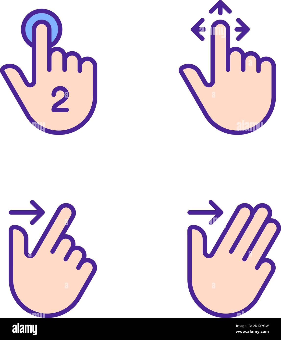 Flick finger Stock Vector Images - Page 3 - Alamy