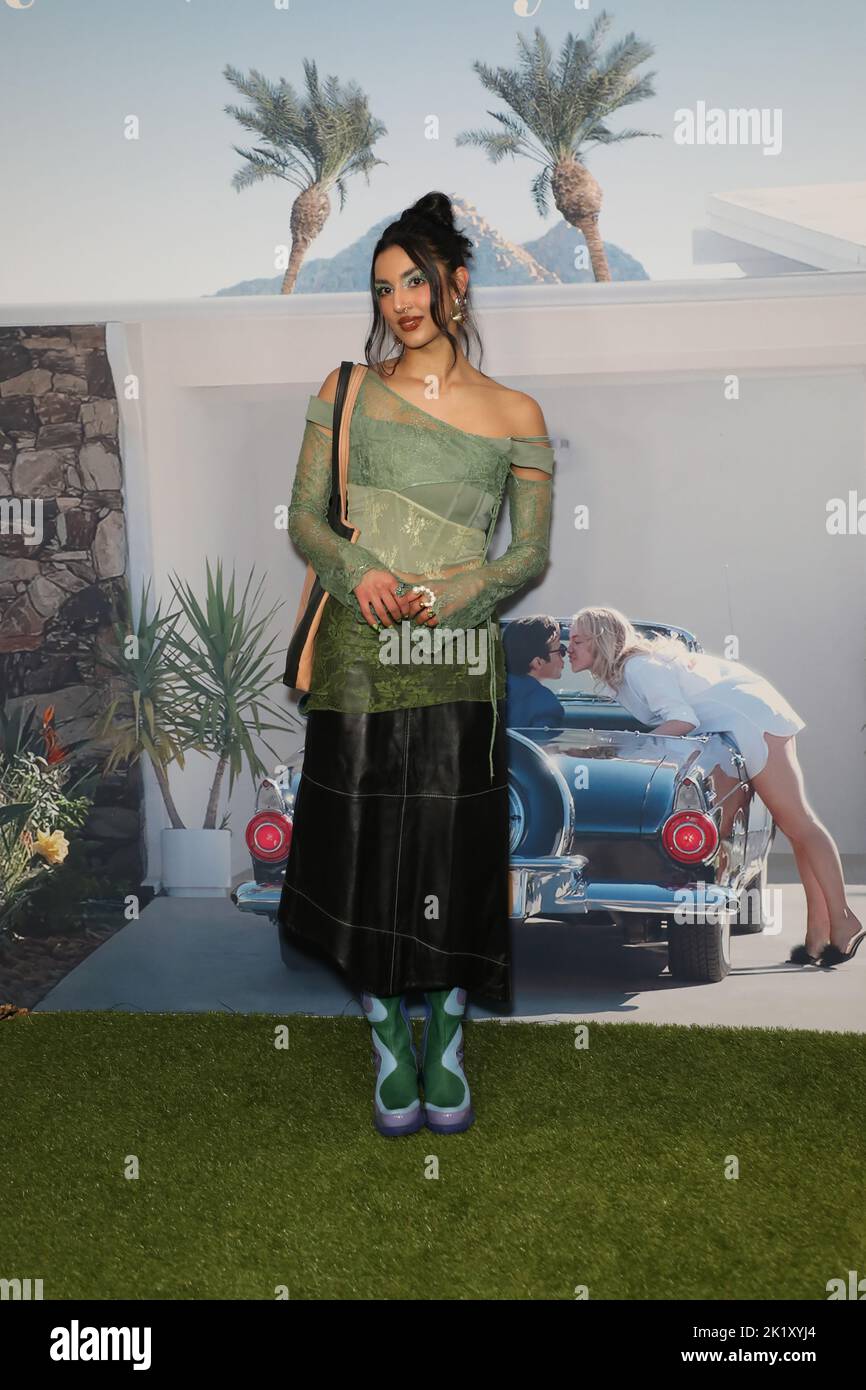Sydney, Australia. 21st September 2022. Rowi Singh arrives on the red carpet for the Sydney Premiere of Don’t Worry Darling at Event Cinemas, George Street. Credit: Richard Milnes/Alamy Live News Stock Photo
