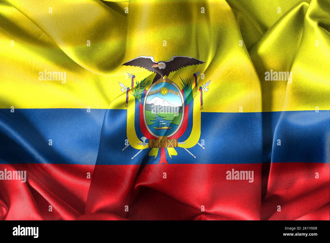 The Flag Of Ecuador With Realistic Waving Fabric Design Stock Photo Alamy the-flag-of-ecuador-with-realistic-waving-fabric-design-stock-photo-alamy