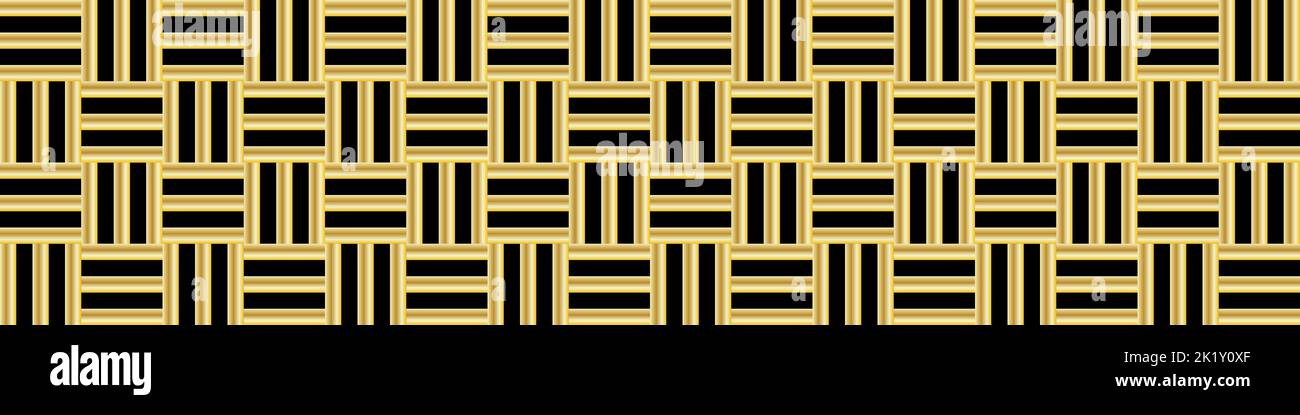 Seamless pattern of golden lines. Illustration for textures, textiles ...