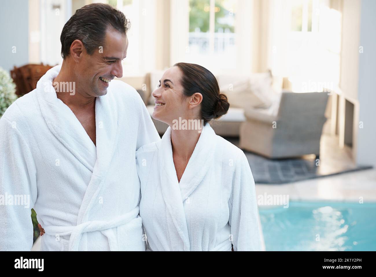 Spa pool robe hi-res stock photography and images - Alamy