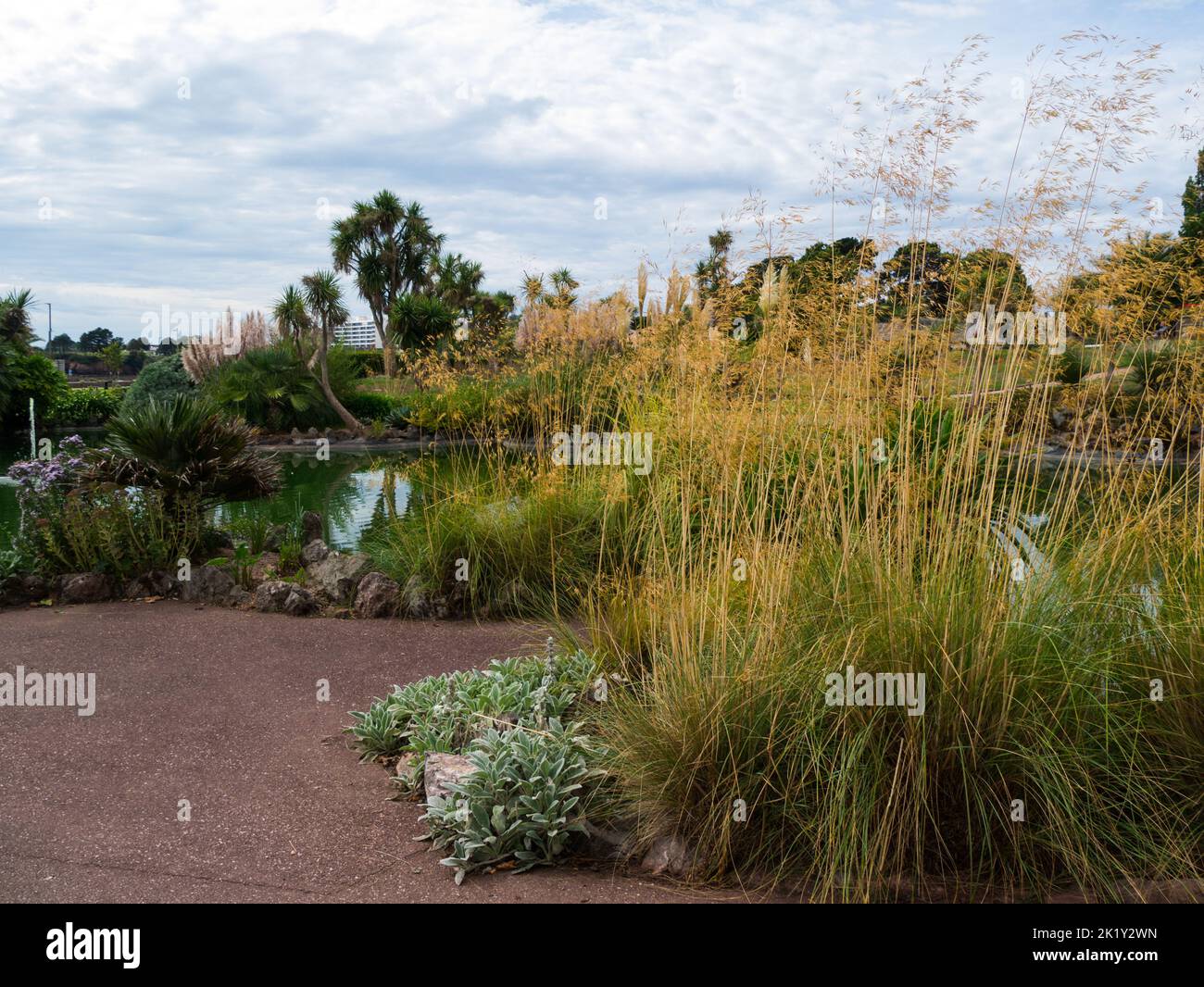 Park in popular southern england seaside resort hires stock