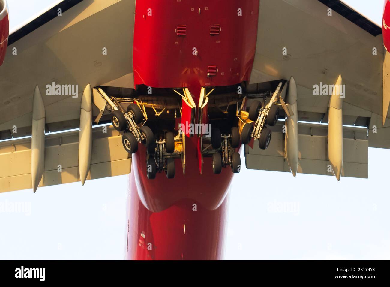 Folding the mechanization of the landing gear of a large airliner into ...