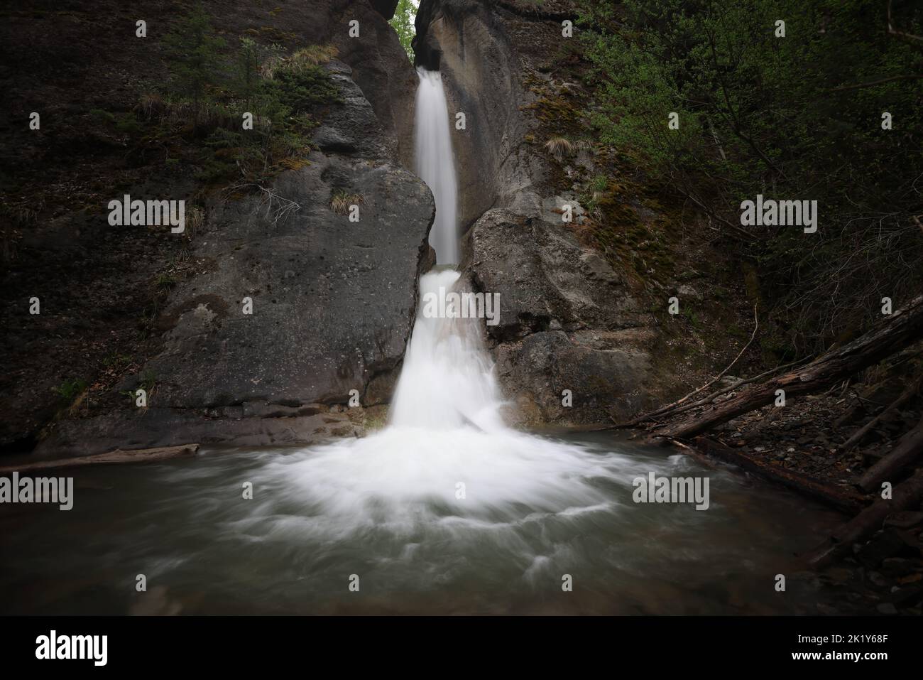 Punchbowl Falls Jasper National Park Stock Photo Alamy