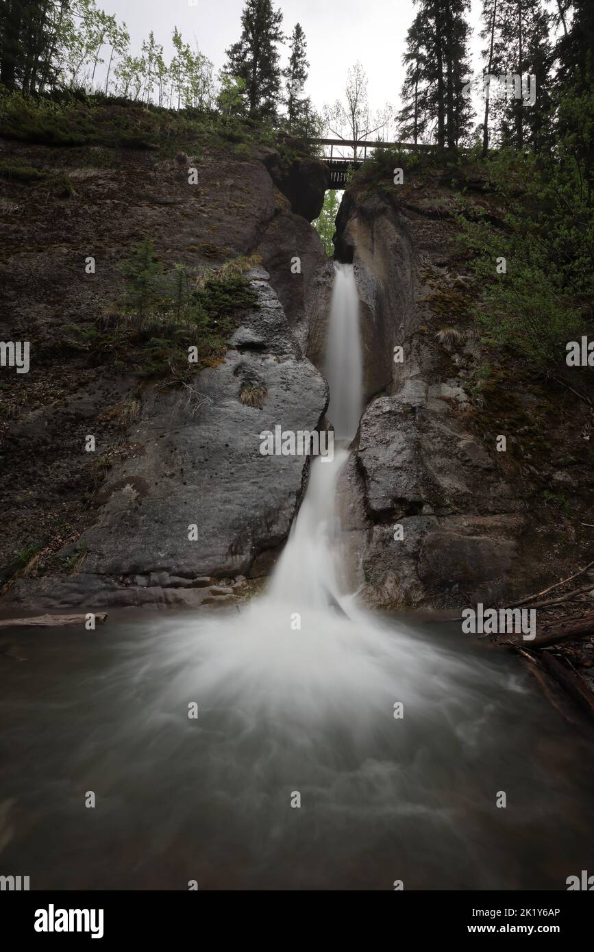 Punchbowl Falls Jasper National Park Stock Photo Alamy